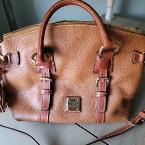 DOONEY & BOURKE PEBBLED GRAIN LARGE SATCHEL